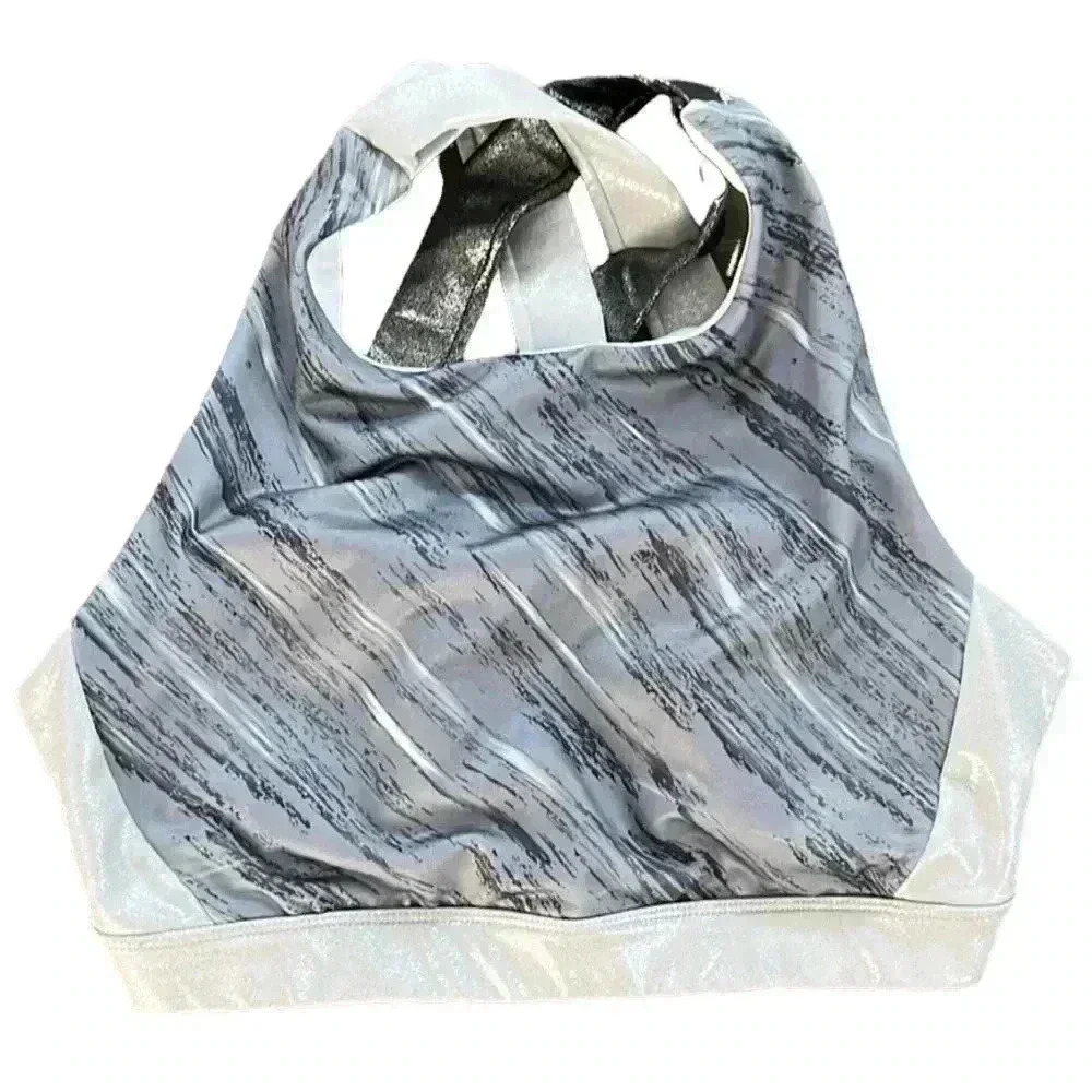 JoyLab Metallic Sports Bra Size M